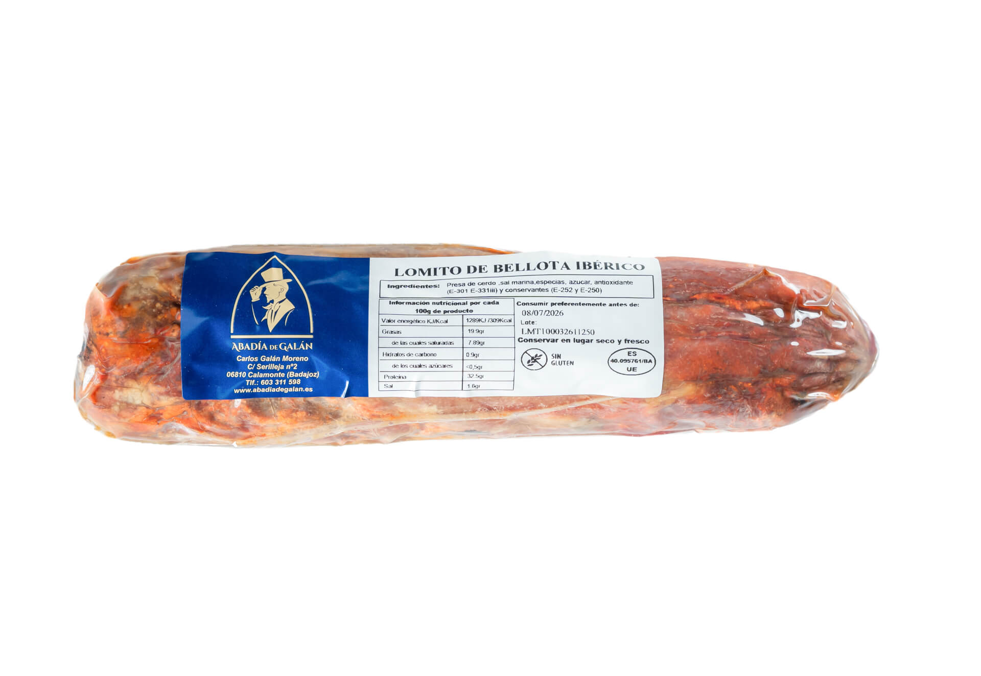 lomito ibérico de bellota abadía de galán de extremadura