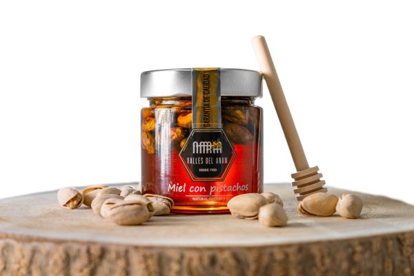 Miel Cruda 100% Artesanal con Pistachos Extremadura