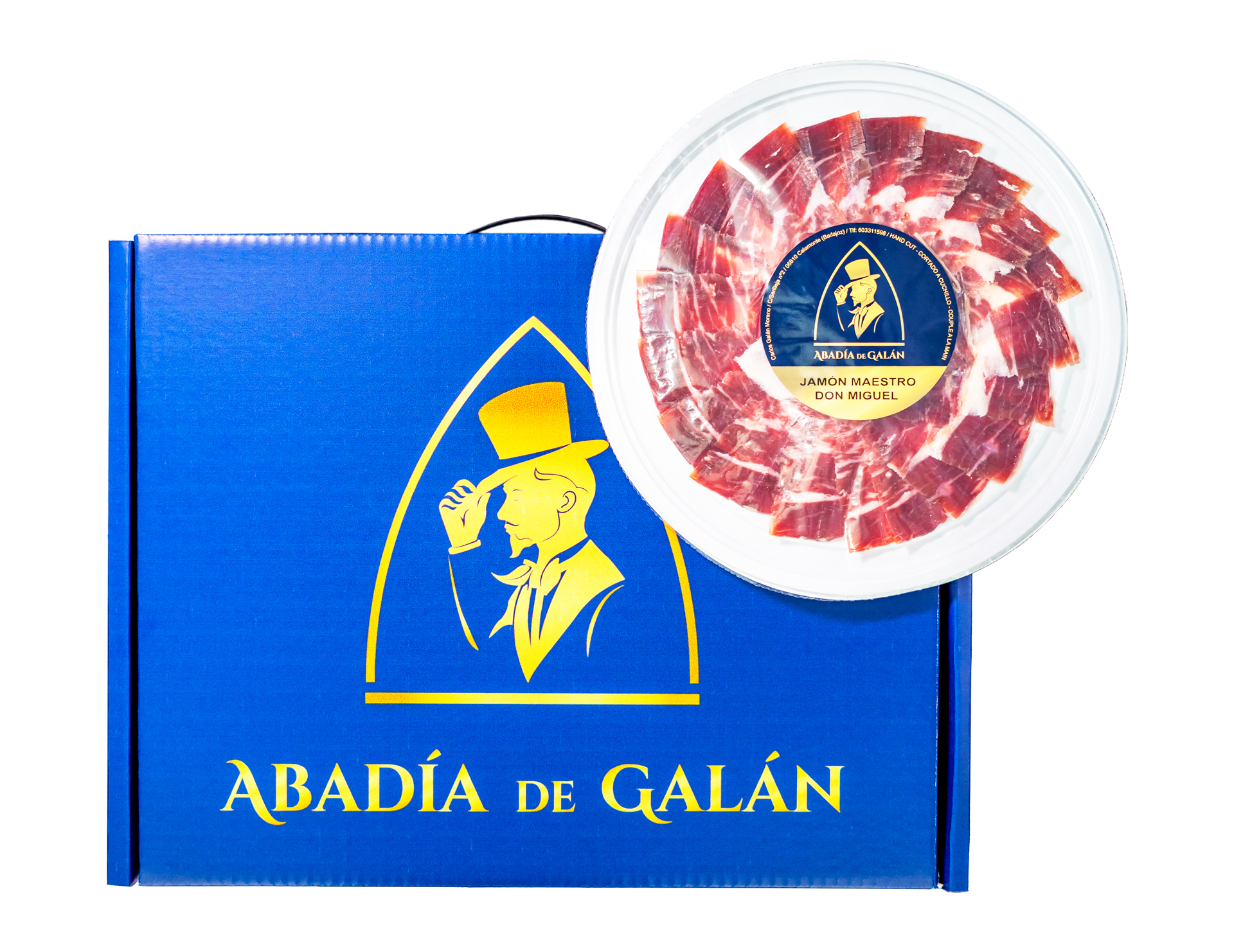 pack jamón maestro don miguel atmósfera controlada abadía de galán